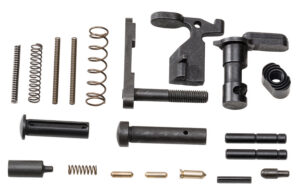 Rise Armament 12003 Lower Parts Kit  (No Fire Control Group) Black for AR-15