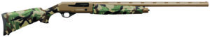 Charles Daly 930328 601  12 Gauge 4+1 3" 28" Vent Rib Barrel, Flat Dark Earth Finish Aluminum Receiver, Woodland Camo Synthetic Stock, Includes 3 Choke Tubes