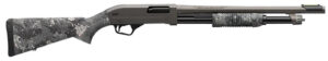 Winchester Repeating Arms 512450395 SXP Hybrid Defender 12 Gauge 3" Chamber 5+1 (2.75") 18", Gray Barrel/Rec, TrueTimber Midnight Synthetic Furniture, Fiber Optic Front