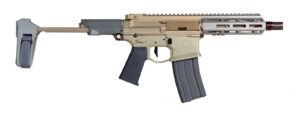 Q HONEY BADGER HGA 300 BLK 7 IN 1:5 TWIST PISTOL (WITH BRACE) GRAY ACCENTS