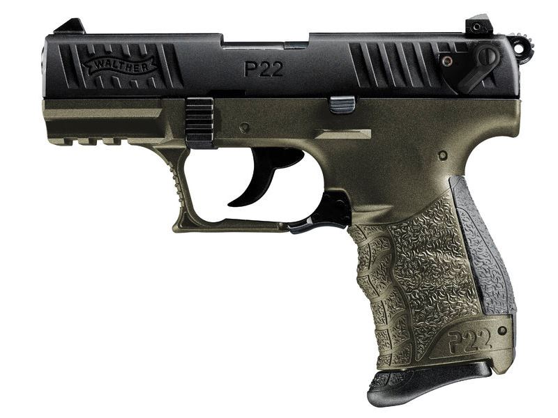 WALTHER ARMS P22Q MILITARY 22LR 10+1 3.4"