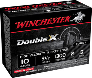 Winchester Ammo STH105 Double X High Velocity Turkey 10Gauge 3.50" 2oz 5Shot 10 Per Box/10 Case