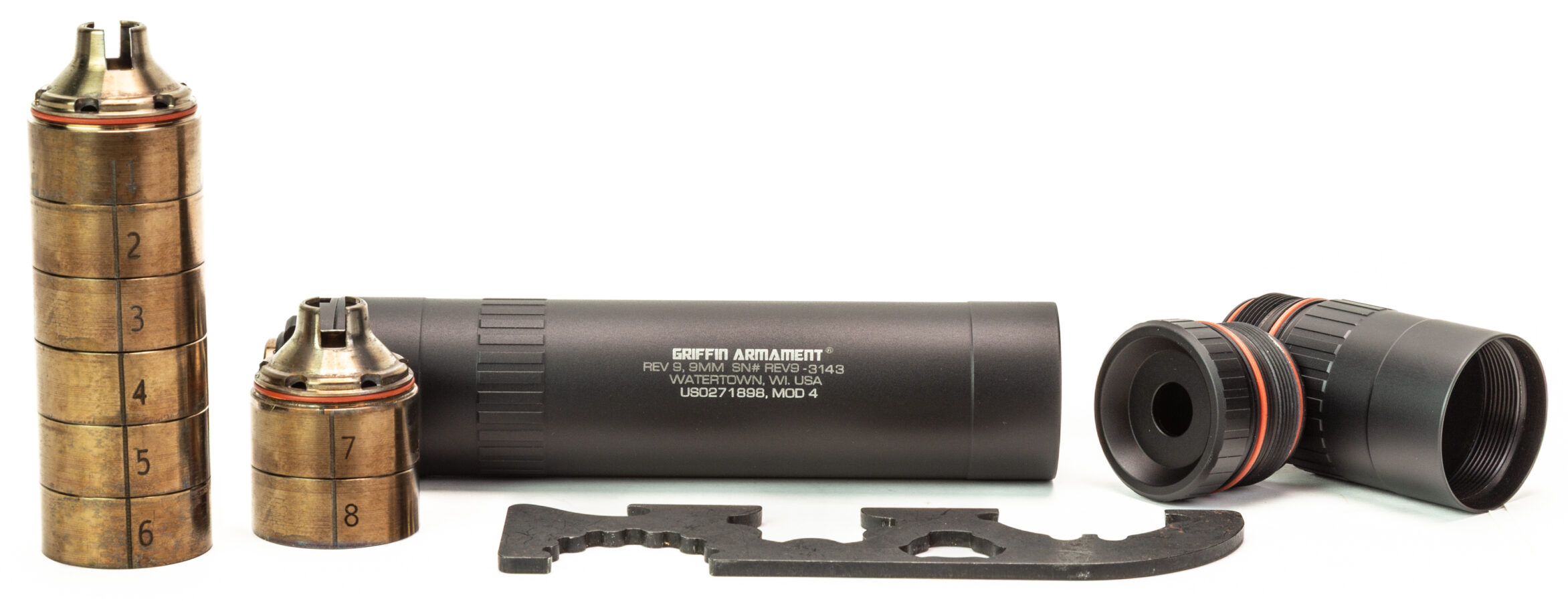 GRIFFIN SUPPRESSOR REVOLUTION 9 MOD 4 BLK