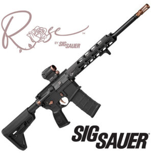 SIG SAUER M400 ROSE 5.56 RIFLE 16" BLACK, ROMEO 5X2, 2-30RD MAGAZINES