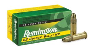 REMINGTON 22 GOLDEN BULLET, 22 LR, HV 36GR HP 50 RD/BX 100 BX/CS