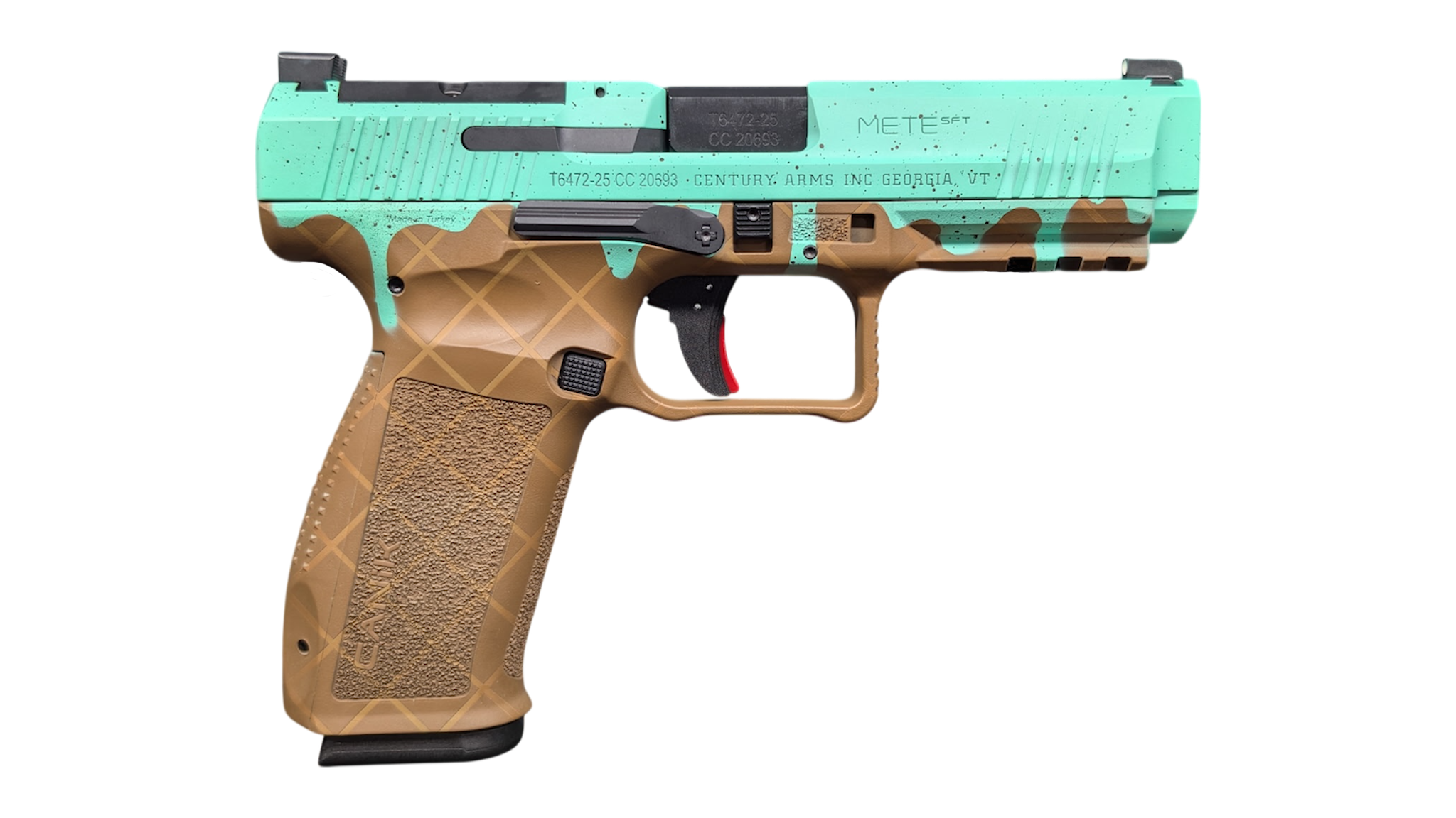 CENTURY CANIK METE SFT ONE SERIES 9MM MINT CHOC CHIP PSTL 4.46 BRL 1-18RD MAG