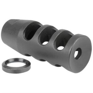 AR .308 MUZZLE BRAKE .30/.300AAC BLACK 5/8-24