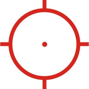 XPS2-0 HOLOGRAPHIC 68 MOA RING 1 MOA RED DOT RETICLE BLACK