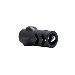 9MM 3-LUG ADAPTER DUAL CHEVRON MUZZLE BRAKE 1/2-28