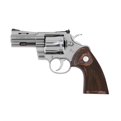PYTHON 357 MAGNUM/38 SPECIAL 3'' BBL 6 ROUND STAINLESS
