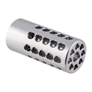 COMPENSATOR 22 CALIBER 1/2-28 ALUMINUM SILVER