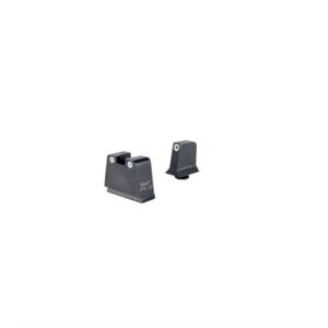 SUPPRESSOR/OPTIC HEIGHT SIGHT SET WHITE/TRITIUM SLIM GLOCKS
