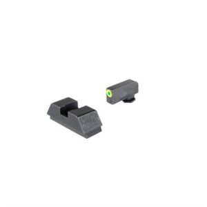1L OPTIC COMP SIGHTS TRIT/GREEN OL .220''F /.295''R FOR GLOCK
