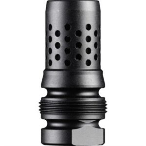 XENO MOUNT OMNI BRAKE 30 CALIBER M14X1RH THREADS BLACK