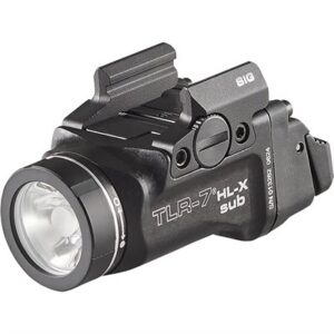 Streamlight 69504 TLR-7 HL-X SUB USB Black 6000 Series Aluminum Sig P365/XL 1000 Lumens