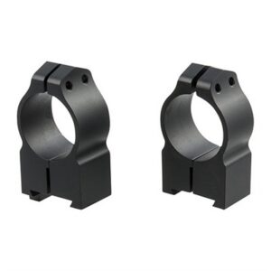 1'' HIGH (1.035'') 19MM DOVETAIL RINGS, BLACK
