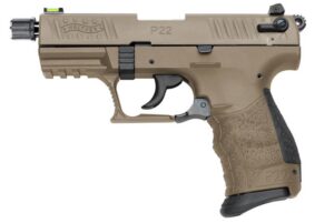 WALTHER ARMS P22Q TACT 22LR FULL FDE 3.4" #