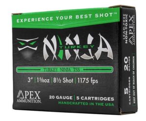 Turkey Ninja 20GA 3" 1 5/8oz TSS #8.5 5/Bx