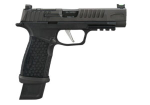 Sig Sauer, P365 Fuse, Semi-automatic, Polymer Frame Pistol, Compact, 9MM, 4.3" Barrel, Cerakote Finish, Black, Sig Sauer LXG Grip, Fiber Optic Front and Low Profile Combat Rear Sights, 3 Magazines, (2)-21 Round Magazines and (1)-17 Round Magazine