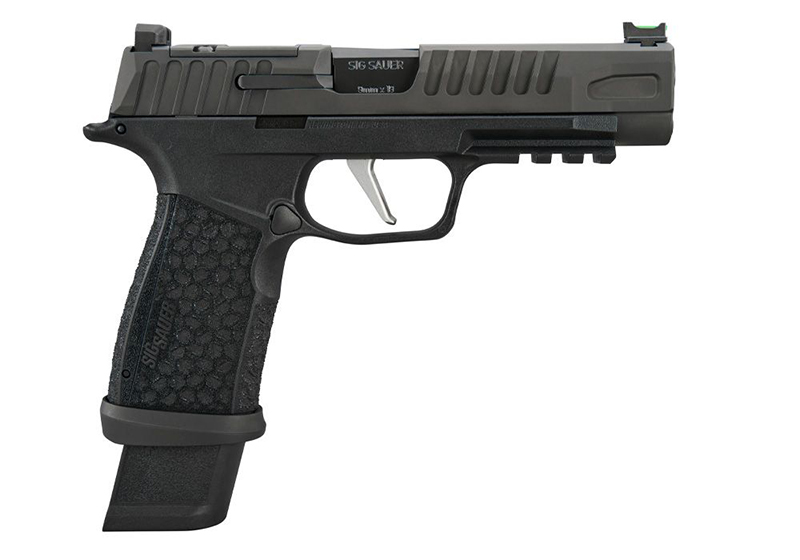Sig Sauer, P365 Fuse, Semi-automatic, Polymer Frame Pistol, Compact, 9MM, 4.3" Barrel, Cerakote Finish, Black, Sig Sauer LXG Grip, Fiber Optic Front and Low Profile Combat Rear Sights, 3 Magazines, (2)-21 Round Magazines and (1)-17 Round Magazine
