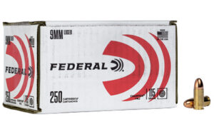 C9115A250 FED CHAMP 9MM 115GR FMJ 250/1000