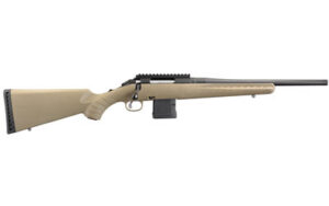 Ruger 26968 American Ranch 300 Blackout 10+1 16.12" Threaded Barrel, Matte Black Alloy Steel, Flat Dark Earth Synthetic Stock, AR-Style Magazine, Optics Ready