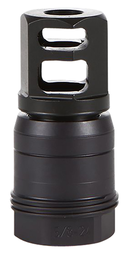 Sig Sauer SL76258X2490DEGM Clutch-Lok QD Muzzle Brake Black Stainless Steel with 5/8"-24 tpi Threads for 7.62mm 90 Degree Taper