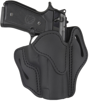 1791 Gunleather BH2.3 Optic Ready Stealth Black Leather, OWB Open Top