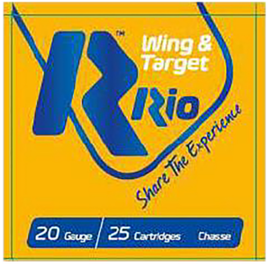 Rio Ammunition WT208 Wing & Target  20Gauge 2.75" 7/8oz 8Shot 25 Per Box/10 Case