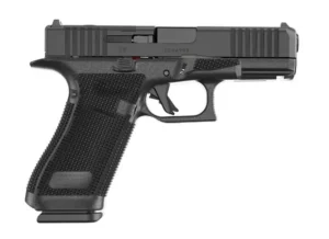 Glock P64550201 G45 Gen6 Crossover Frame 9mm Luger 10+1 4.02" Black GMB Barrel, Black nDLC Steel Optic Ready/Serrated Slide, Black Polymer Frame w/Accessory Rail, Interchangeable Backstrap Grip