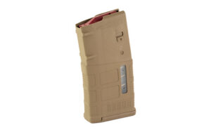 Magpul Industries, Magazine, PMAG 20 LR/SR GEN M3 with Window, 308 Winchester/7.62 NATO, 20 Rounds, Fits DPMS/SR25/LaRue OBR, Coyote Tan