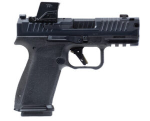 Canik HG8328VN Mete MC9 Prime w/Optic 9mm Luger 17+1 3.64" Black Nitride Compensated Barrel, Black Nitride Integrated Compensator/Optic Ready/Serrated Steel Slide, Black Polymer Frame w/Picatinny Rail, MeCanik M04 Red Dot