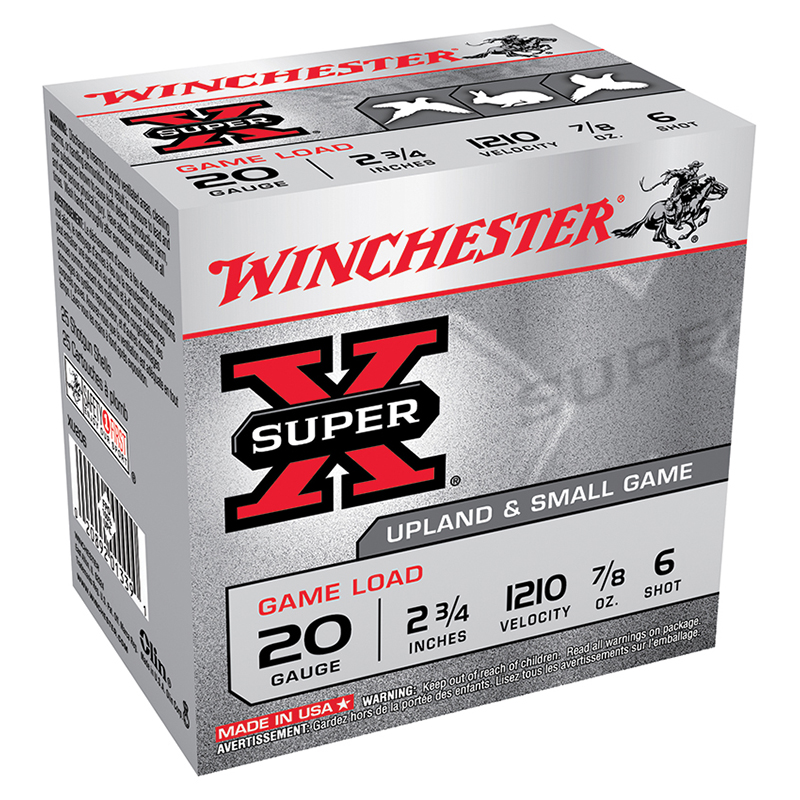 SuperX 20Ga 2.75" 7/8oz Game #6