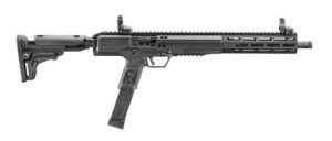 Ruger 19307 LC Carbine Standard 10mm Auto 30+1 16.25" Threaded Barrel Black Anodized Aluminum Alloy Receiver Alloy Steel Receiver Folding Adjustable Black