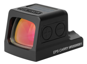Holosun EPSCARRYGRMRS EPS Carry Green MRS EPS Carry 0.58 x 0.77-Black Anodized 1x 2 MOA Green Dot/32 MOA Green Circle. Multi Reticle System Includes RMSc to K Adapter Plate.