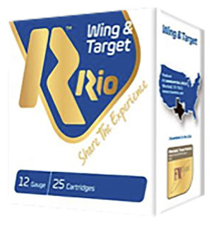 Rio Ammunition WT288 Wing & Target 12Gauge 2.75" 1oz 8Shot 25 Per Box