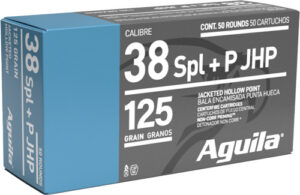 AGUILA 38 SPECIAL 125GR JHP 50RD 10BX/CS