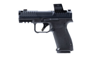 Canik HG8328VN Mete MC9 Prime w/Optic 9mm Luger 17+1 3.64" Black Nitride Compensated Barrel, Black Nitride Integrated Compensator/Optic Ready/Serrated Steel Slide, Black Polymer Frame w/Picatinny Rail, MeCanik M04 Red Dot
