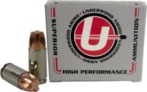 Underwood Ammo 822 Xtreme Penetrator 9mmLuger+P 115gr Solid Monolithic 20 Per Box