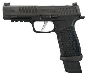 Sig Sauer, P365 Fuse, Semi-automatic, Polymer Frame Pistol, Compact, 9MM, 4.3" Barrel, Cerakote Finish, Black, Sig Sauer LXG Grip, Fiber Optic Front and Low Profile Combat Rear Sights, 3 Magazines, (2)-21 Round Magazines and (1)-17 Round Magazine