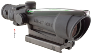 Trijicon 100149 ACOG Black Hardcoat Anodized 3.5x35mm Illuminated Green Chevron .223/5.56 BDC Reticle