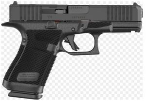 Glock 19 Gen 6, Semi-automatic, Striker Fired, Polymer Frame Pistol, Compact, 9MM, 4.02" Barrel, DLC Finish, Fixed Sights, Optics Ready System, 15 Rounds, 3 Magazines