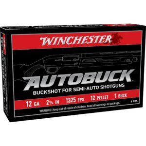 WIN USAB121  12G 2-3/4" BKSHOT 1              5/50
