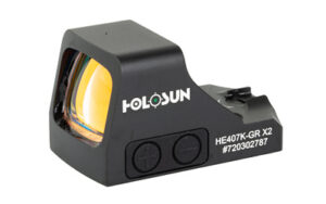 Holosun HE407K-GR-X2 HE407K X2 Black Anodized 1x 6 MOA Green Dot Reticle